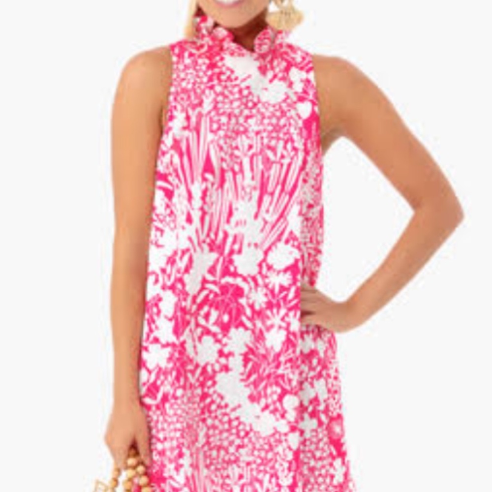 Tuckernuck Blythe pink floral dress M